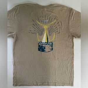 AFTCO Tan Graphic Tee